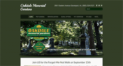 Desktop Screenshot of oakdalememorialgardens.org
